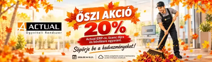 ACTUAL őszi akció!