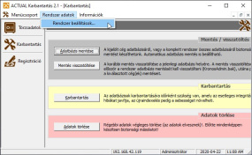 ACTUAL adatbázis automatikus mentés ütemezése - 02