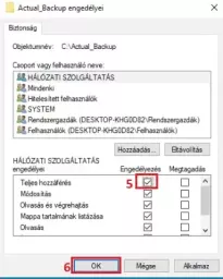 SQL csoport jogosultság beállítása - 2
